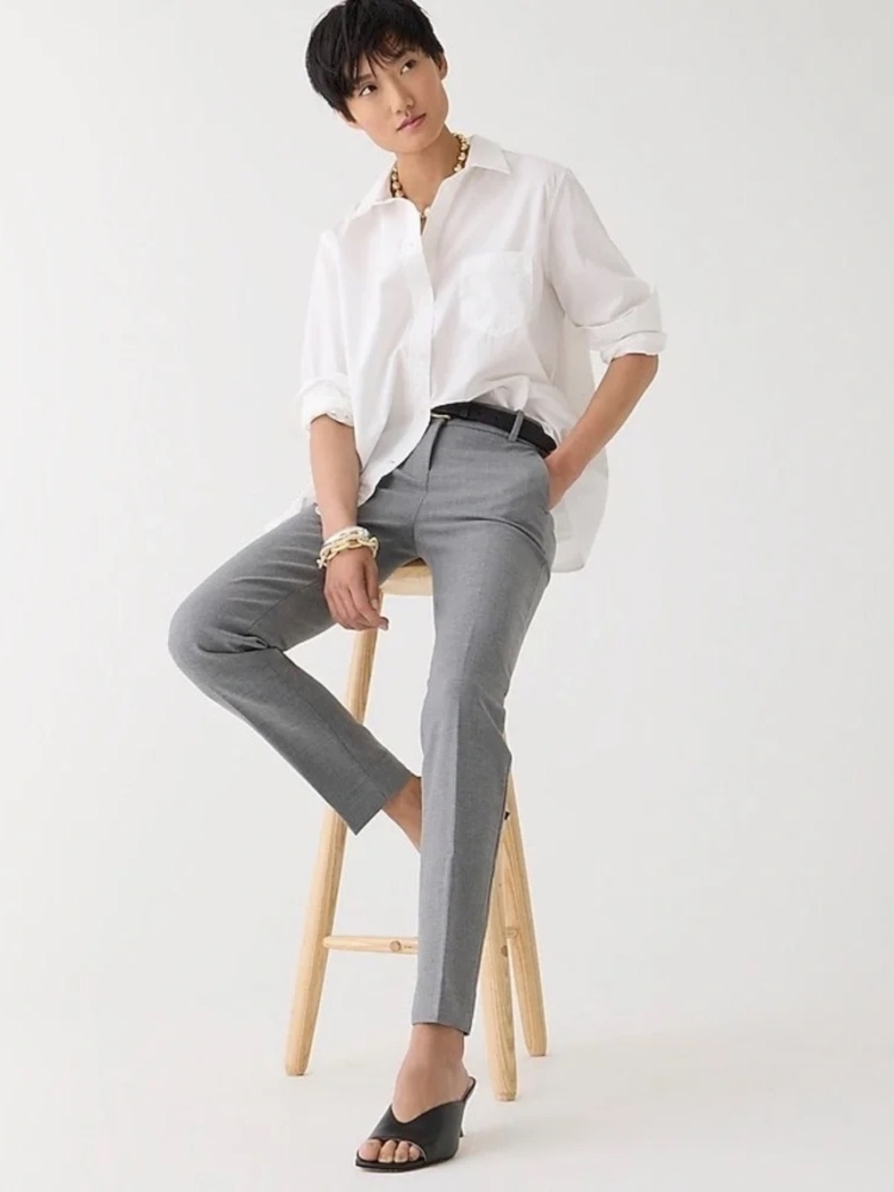 J Crew 365 Cameron slim cropped pant in four-season stretch